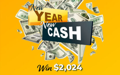 New Year New Cash…Win $2024!